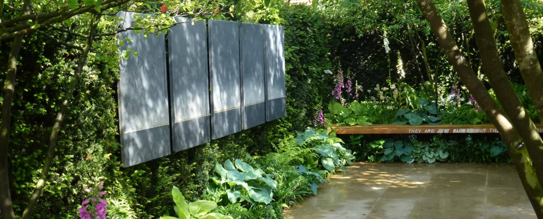 Malerei in der Gartengestaltung