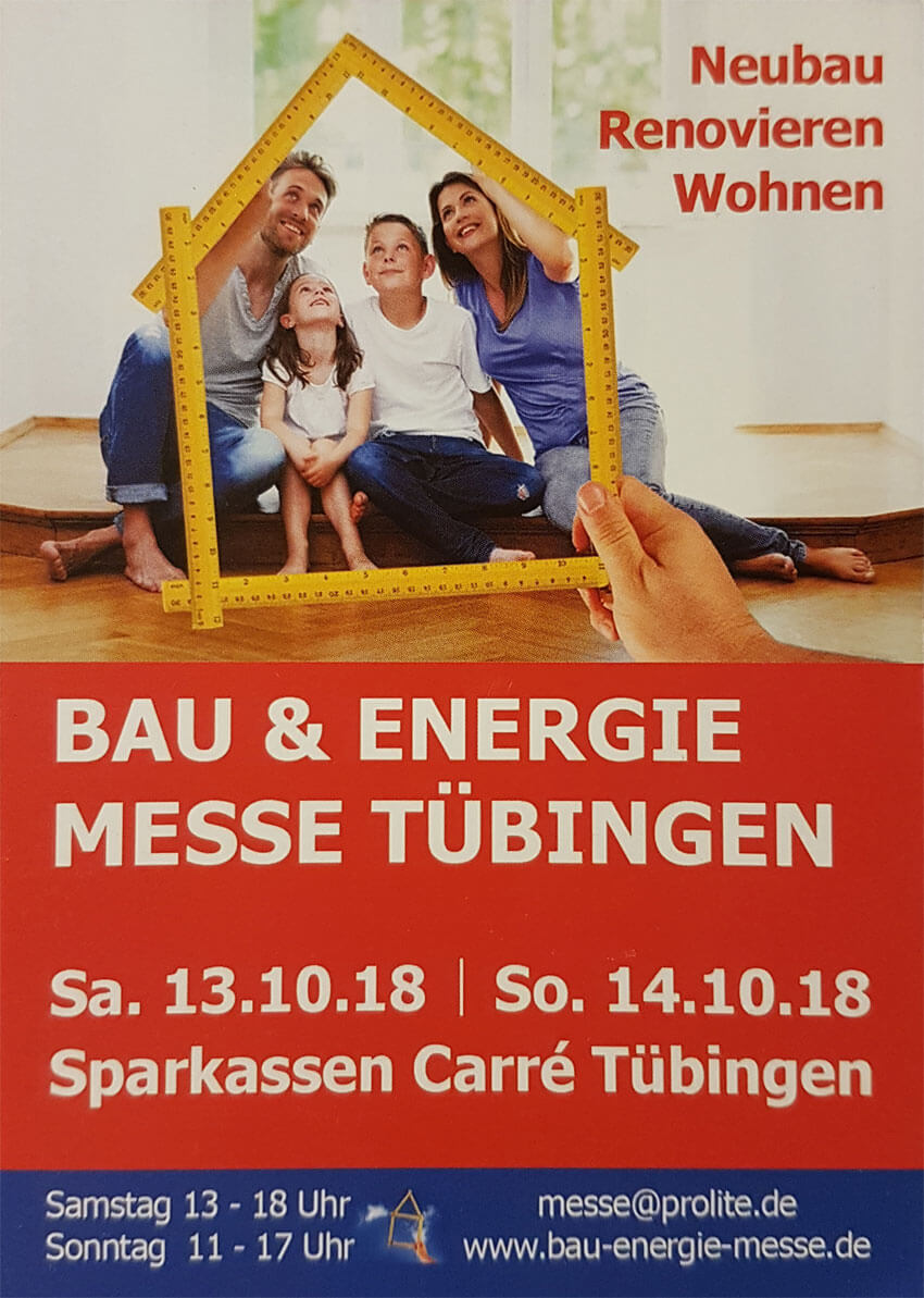 Logo - Bau- und Energiemesse Tübingen 2018